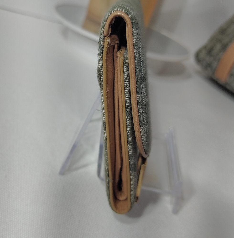 DIOR  Green Saddle Wallet - Picture 6 of 15